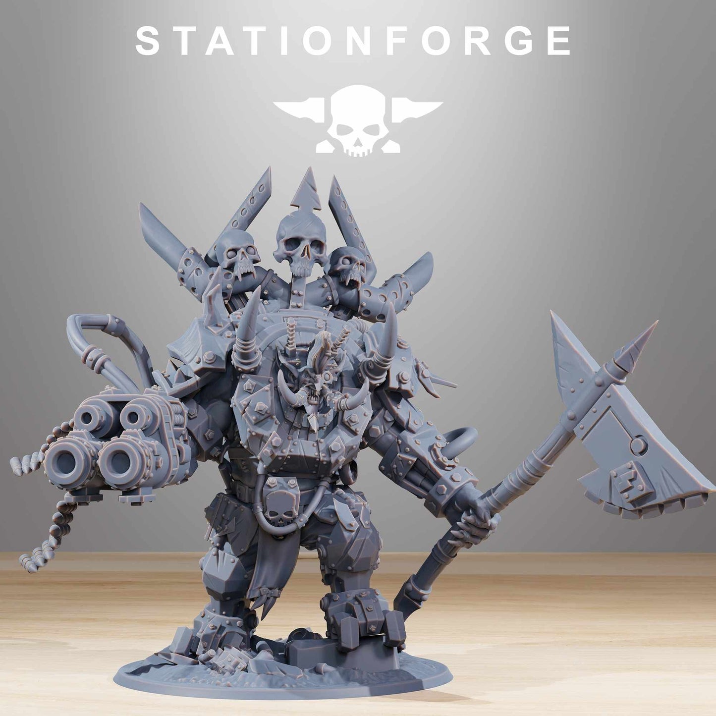 Orkaz Troll Boss vers.B - StationForge - 28mm