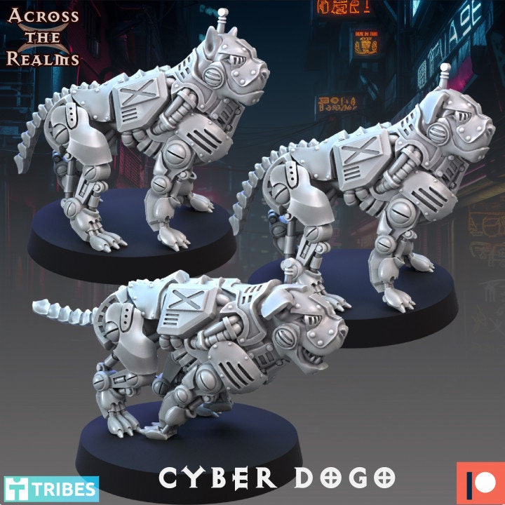 Cyber Dogo - Across the Realms 32mm