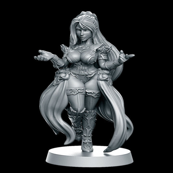 Lure Team Dark Elf Witch 1 - Fantasy Football - Rnestudio 32mm