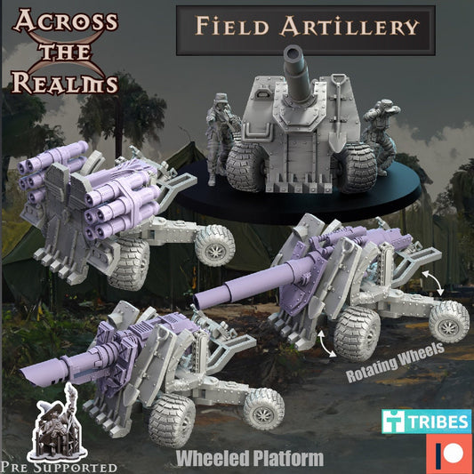 Field Artillery vers.B pinup body - Across the Realms 32mm