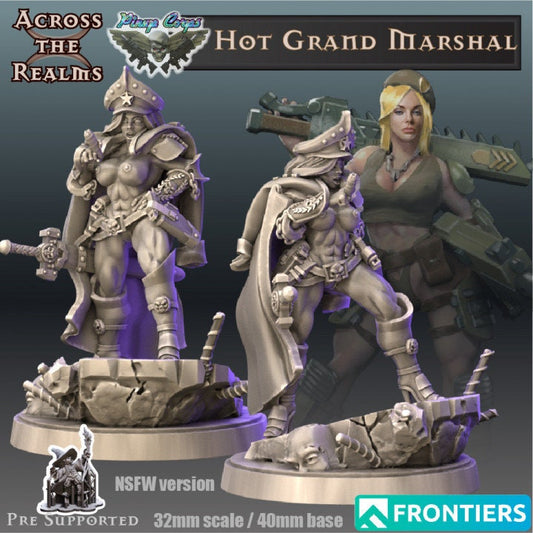 Hot Marshall vers.B Pinup body - Across the Realms 32mm