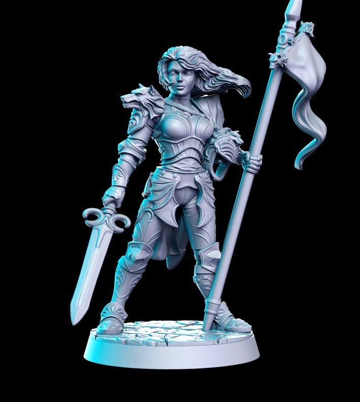 Brunhilda (Female Knight) - Rnestudio 32mm