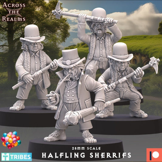 Halfling Sherrifs - Across the Realms 28mm