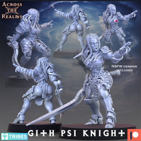 Gith Psi Knight - Across the Realms 28mm