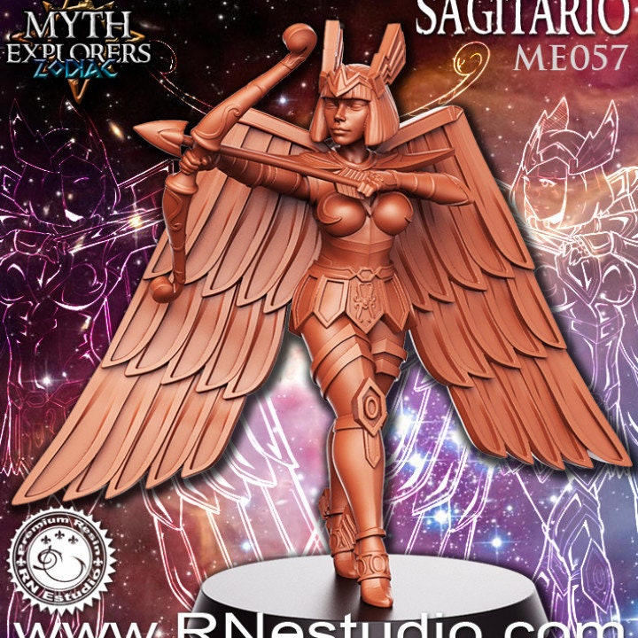 Sagitario - Female Knight - Rnestudio 32mm