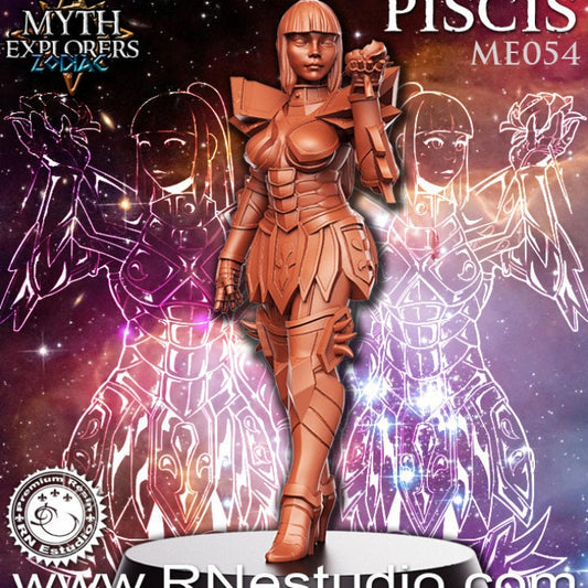 Piscis - Female Knight - Rnestudio 32mm