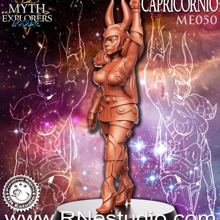 Capricornio - Female Knight - Rnestudio 32mm