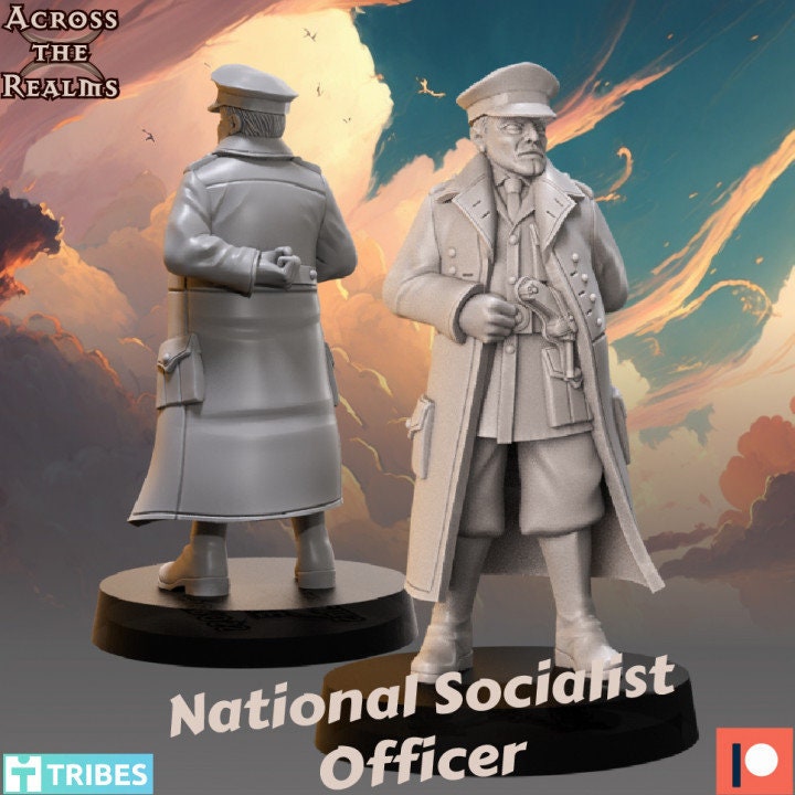 National Socialist Officer - Across the Realms 32mm