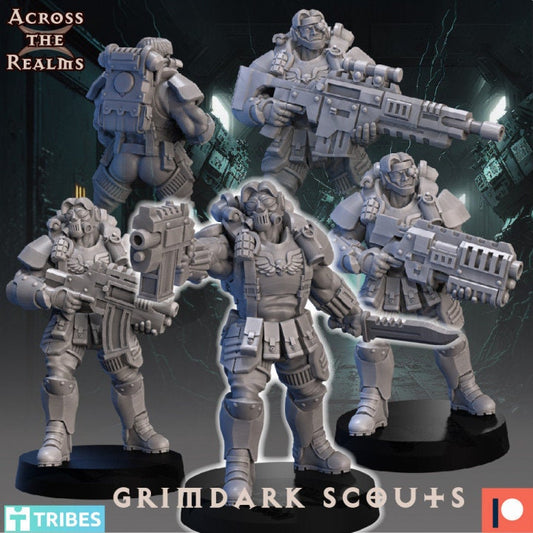 Grimdark Scouts - Across the Realms 32mm