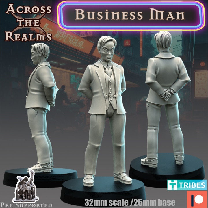 Business Man - Across the Realms 32mm