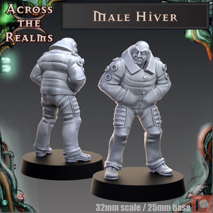 Male Winter - Across the Realms 32mm