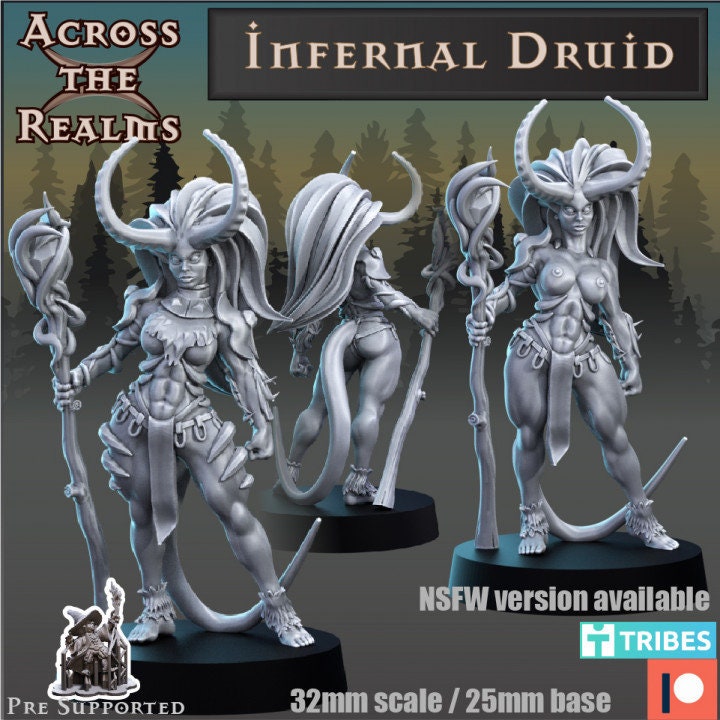 Infernal Druid - Across the Realms 32mm