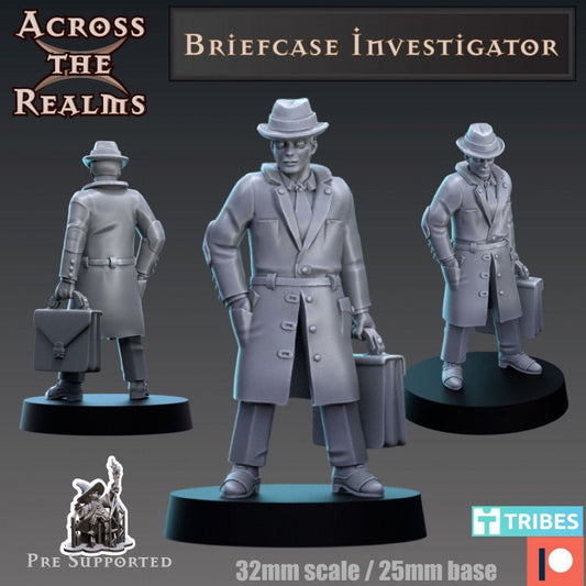 Briefcase Investigator - Across the Realms 32mm