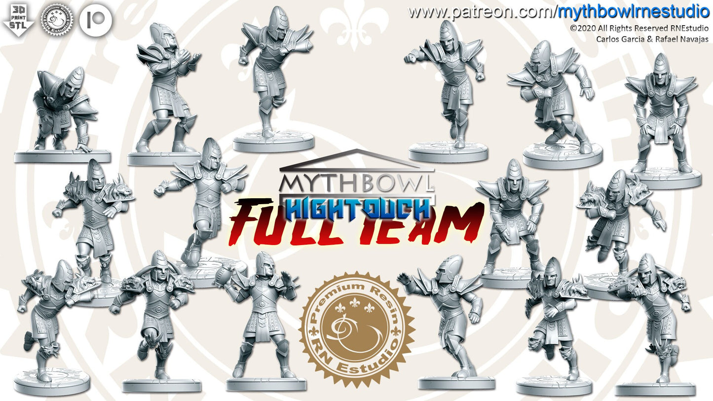 Hightouch Team 16 Fantasy Football miniatures - Rnestudio 32mm