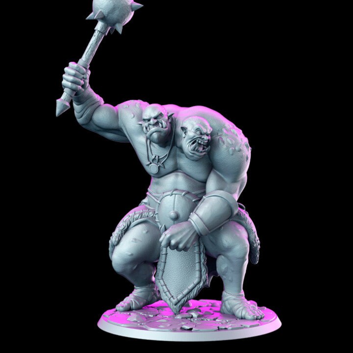 Ettin - head ogre - Rnestudio 32mm