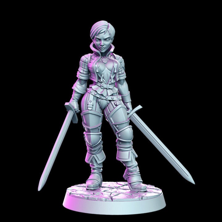 Daena - Female knight - Rnestudio 32mm