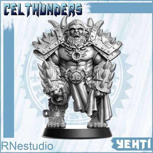 16 Yehti Celthunders - Fantasy Football - Rnestudio 32mm