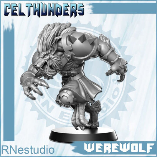 15 Werewolf Celthunders - Fantasy Football - Rnestudio 32mm