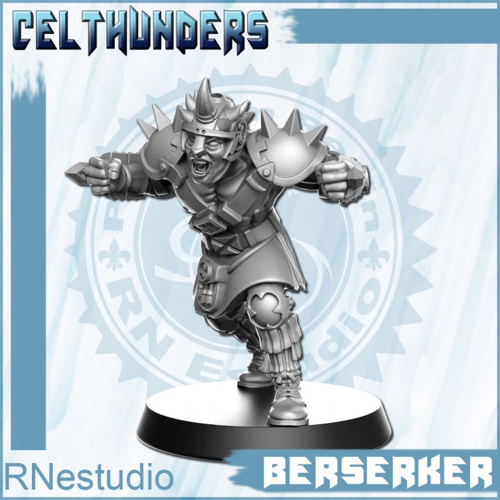 13 Berserker Celthunders - Fantasy Football - Rnestudio 32mm