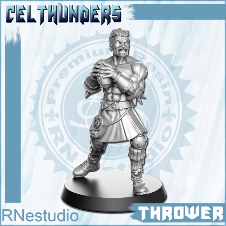 11 Thrower Celthunders - Fantasy Football - Rnestudio 32mm