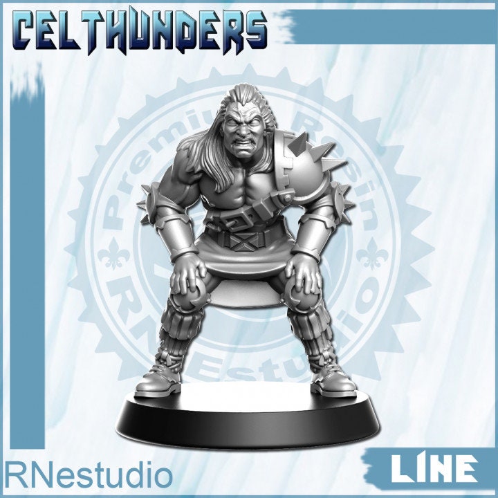 03 Line Celthunders - Fantasy Football - Rnestudio 32mm