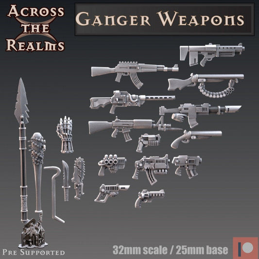 Weapon Bundle - Modern and Sci-Fi - Across the Realms 32mm