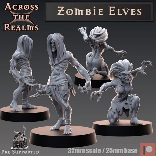 Zombie Elves - Ganger boss - Across the Realms 32mm