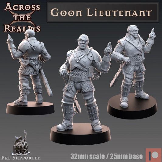 Goon Lieutenant - Across the Realms 32mm