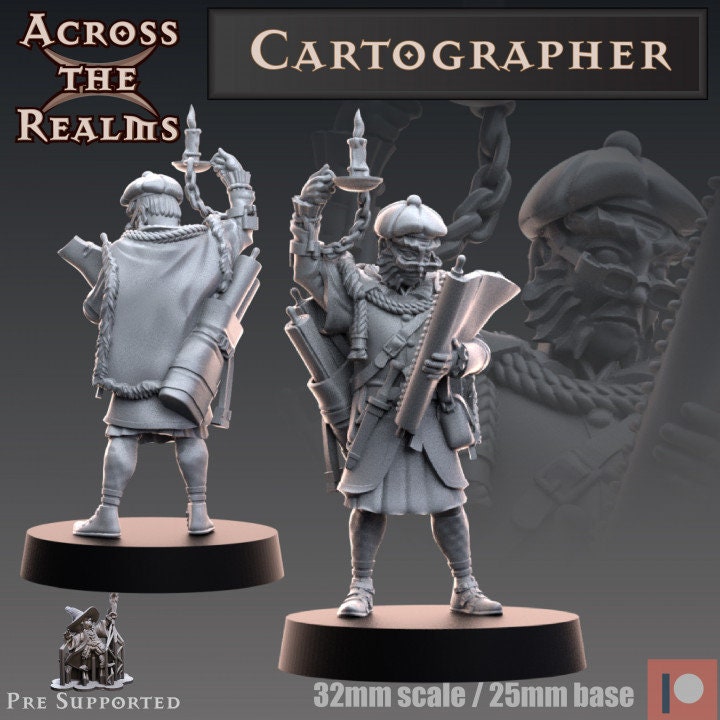 Cartographer - Across the Realms 32mm