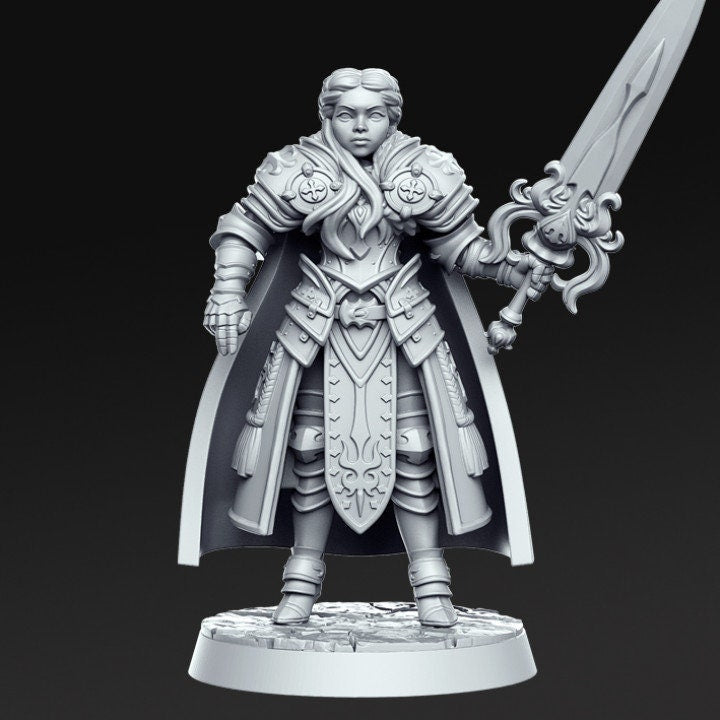 Agnes - Female paladin - Rnestudio 32mm