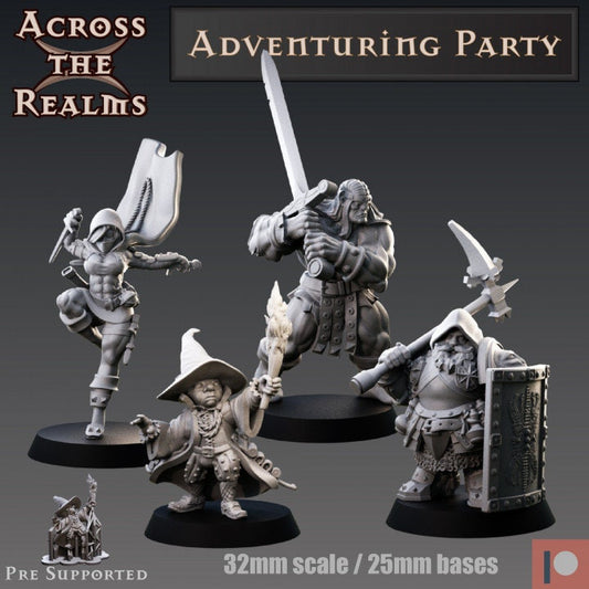 Adventuring Party - Across the Realms 32mm