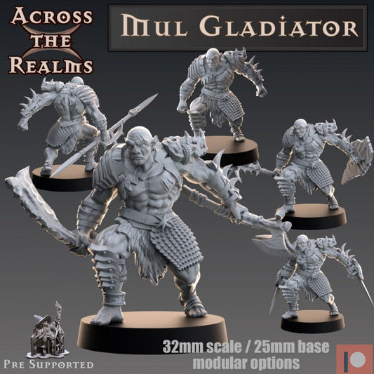 Mul Gladiator - Across the Realms 32mm