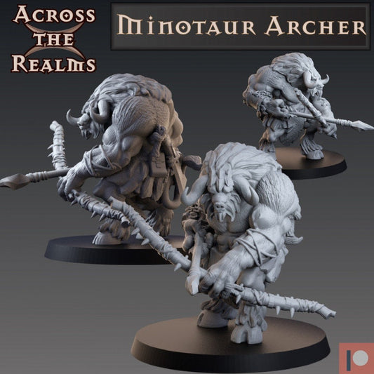 Minotaur Archer - Across the Realms 32mm