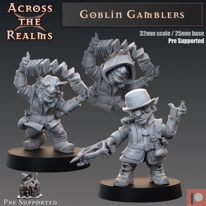 Goblin Gamblers - Across the Realms 32mm