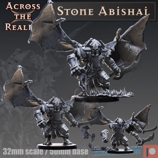 Stone Abishai - Across the Realms 32mm