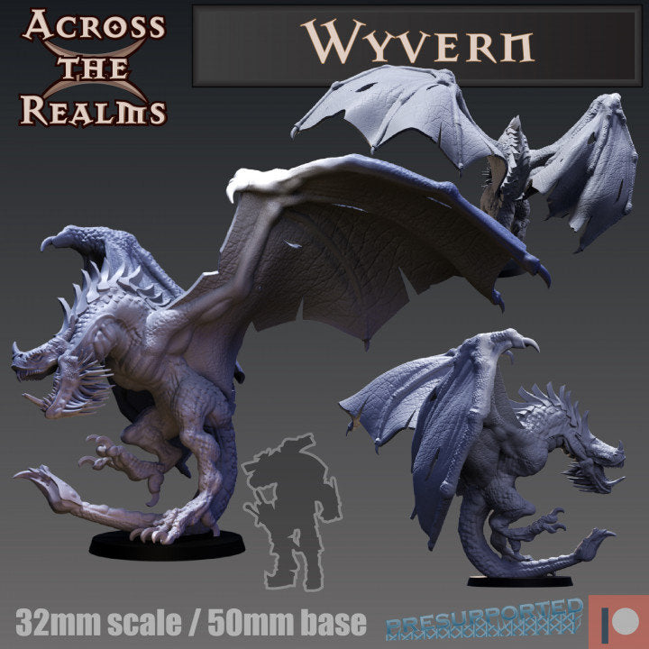 Wyvern - Across the Realms 32mm