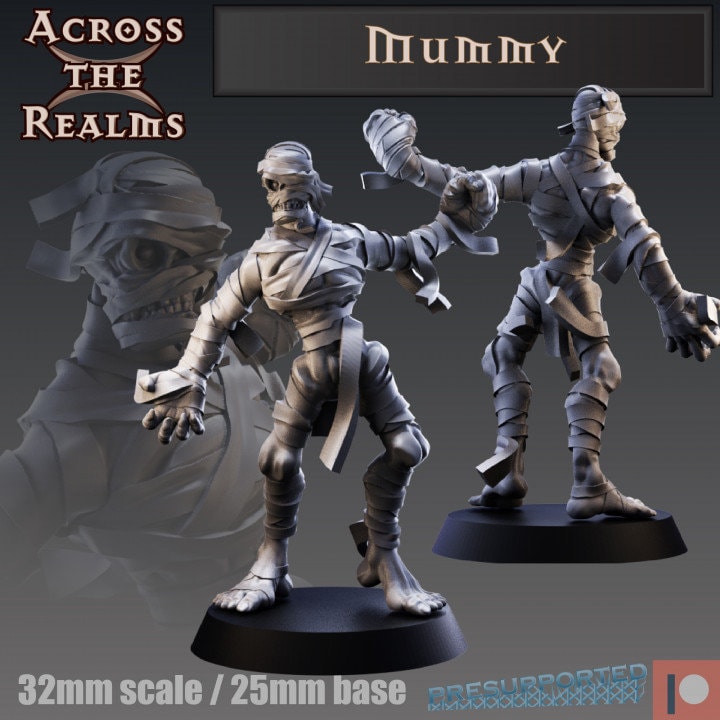 Mummy - Across the Realms 32mm