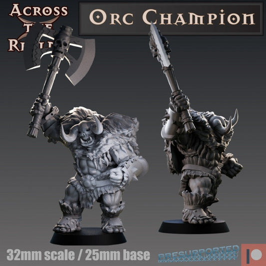 Orc Champion - Across the Realms 32mm