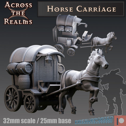 Horse Carriage - Across the Realms 32mm