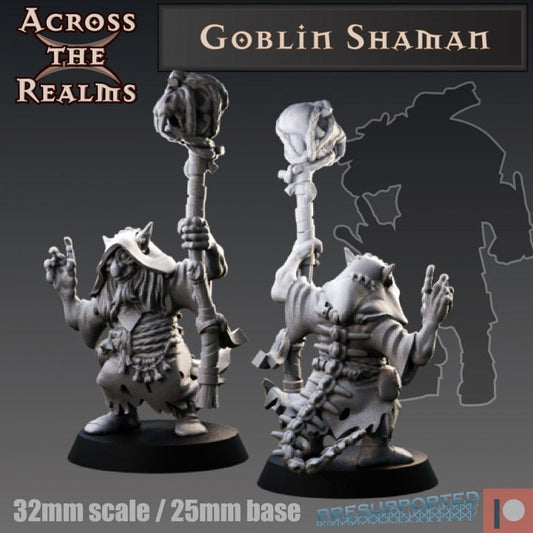 Goblin Shaman - Across the Realms 32mm