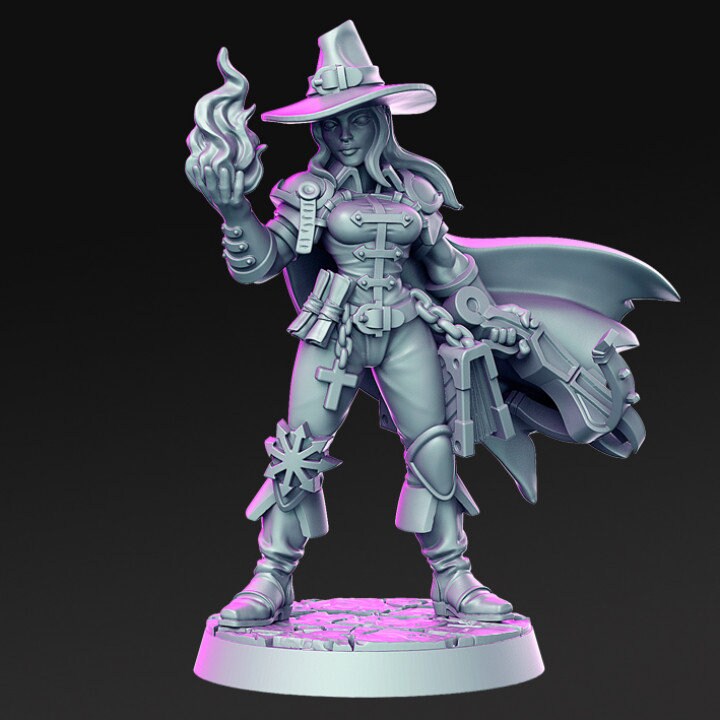 Salome - Female vampire hunter - Rnestudio 32mm