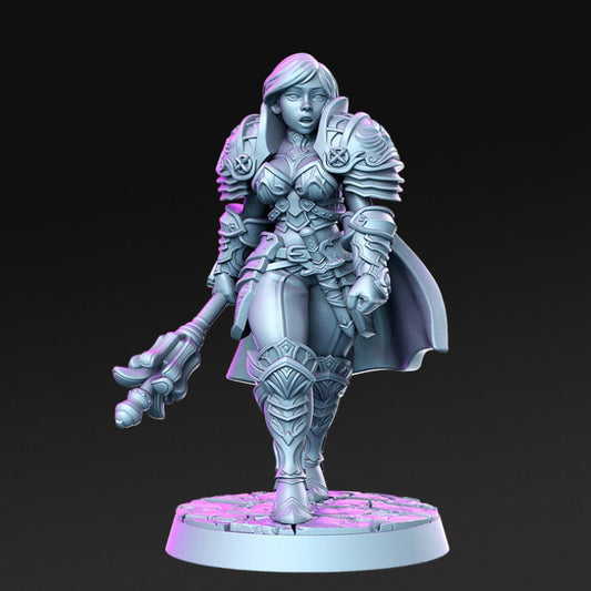 Caliope - Female knight - Rnestudio 32mm