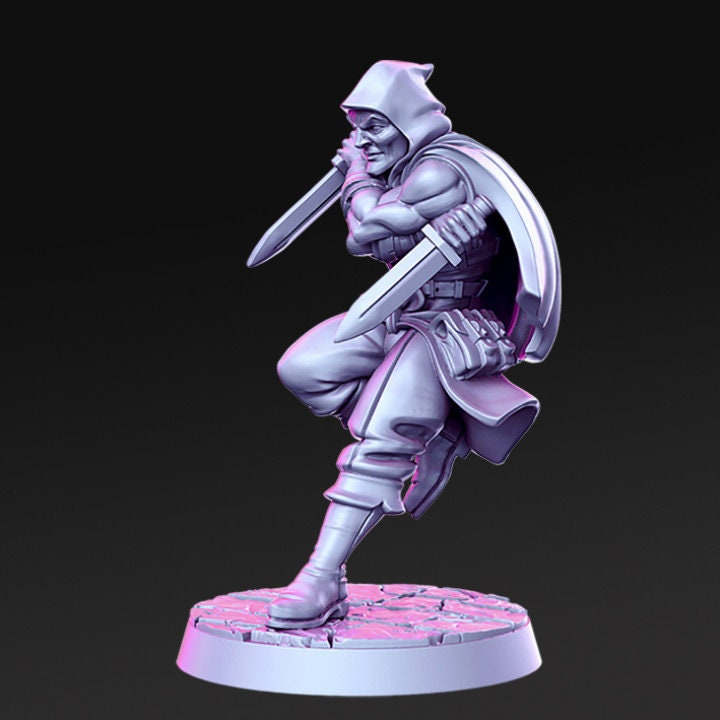 Wiltram - Male assassin - Rnestudio 32mm