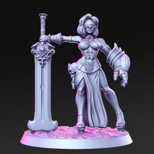 Justicia - Female monster hunter - Rnestudio 32mm