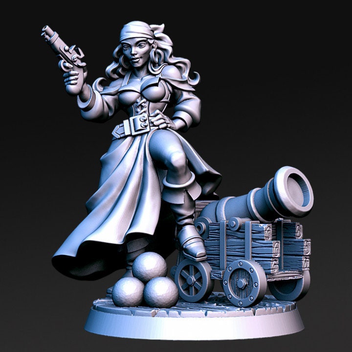 Shelly- Female Pirate - Rnestudio 32mm