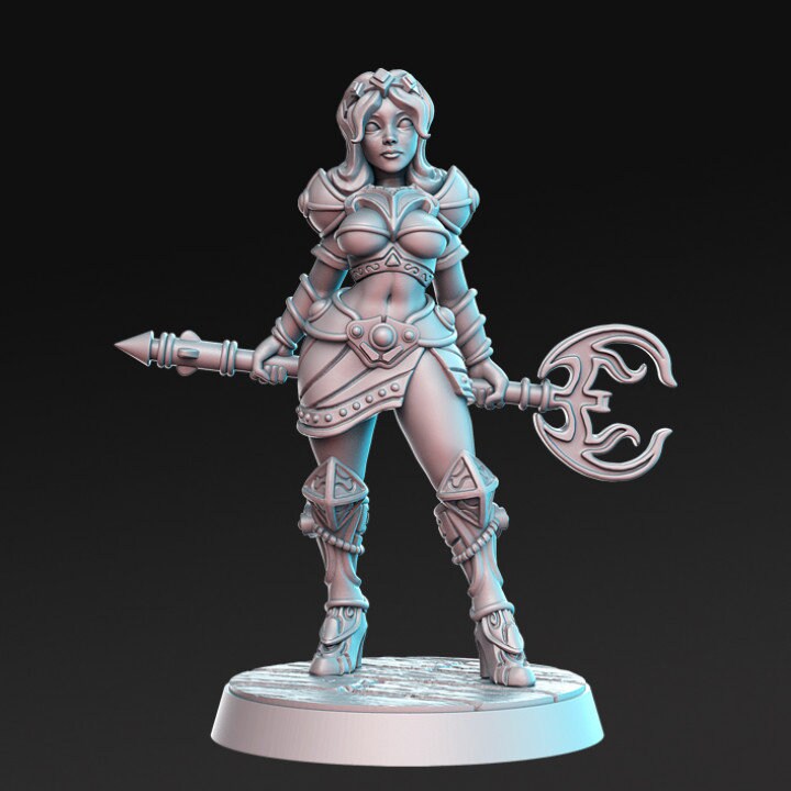 Emerald - Female Wizard - Rnestudio 32mm