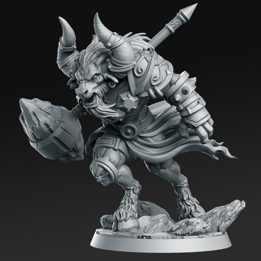 Taurinos - Minotaur Lord - Rnestudio 32mm