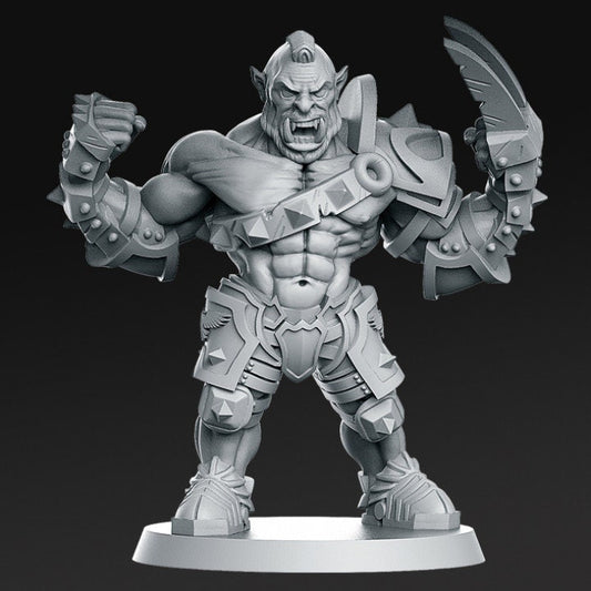 016 human ogre - Fantasy Football - Rnestudio 32mm