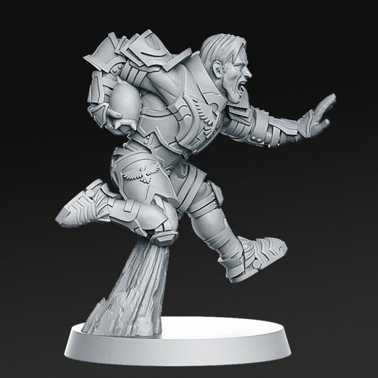 07 human runner - Fantasy Football - Rnestudio 32mm