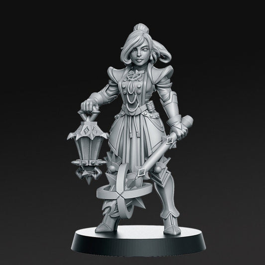 Zoe Tsun - Female Paladin - Rnestudio 32mm